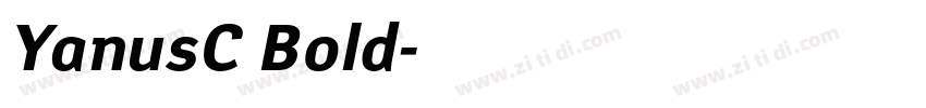 YanusC Bold字体转换